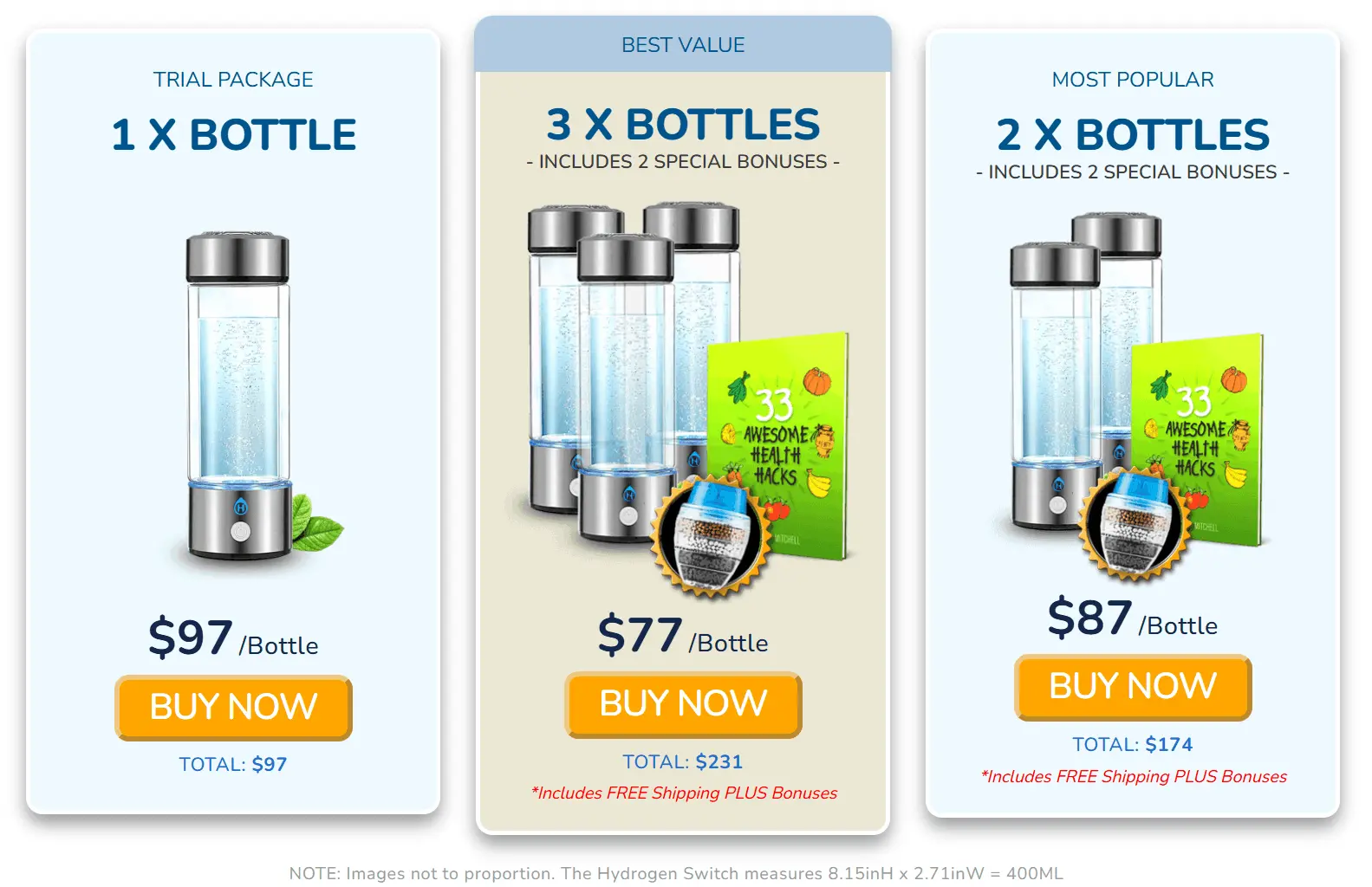 The Hydrogen Switch Bottles Price And Buy Label